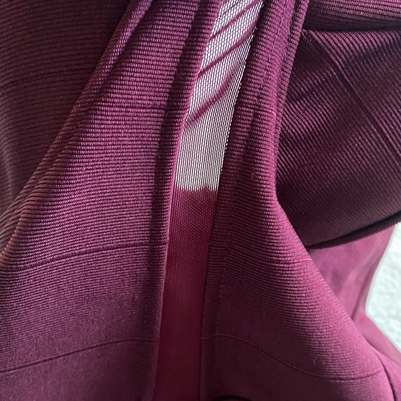 Wine colored Spaghetti strap balcony top body suit - Picture 2 of 5